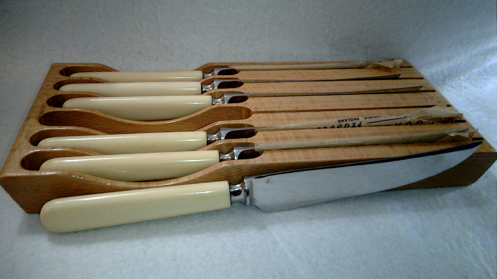 Sheffield England Stainless Steel Steak Knifes.