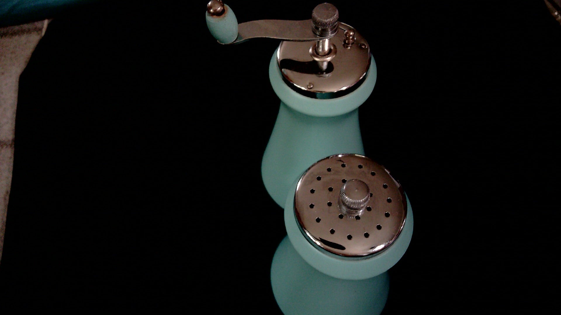 Vintage Salt Shaker and Pepper Mill, Made in Japan