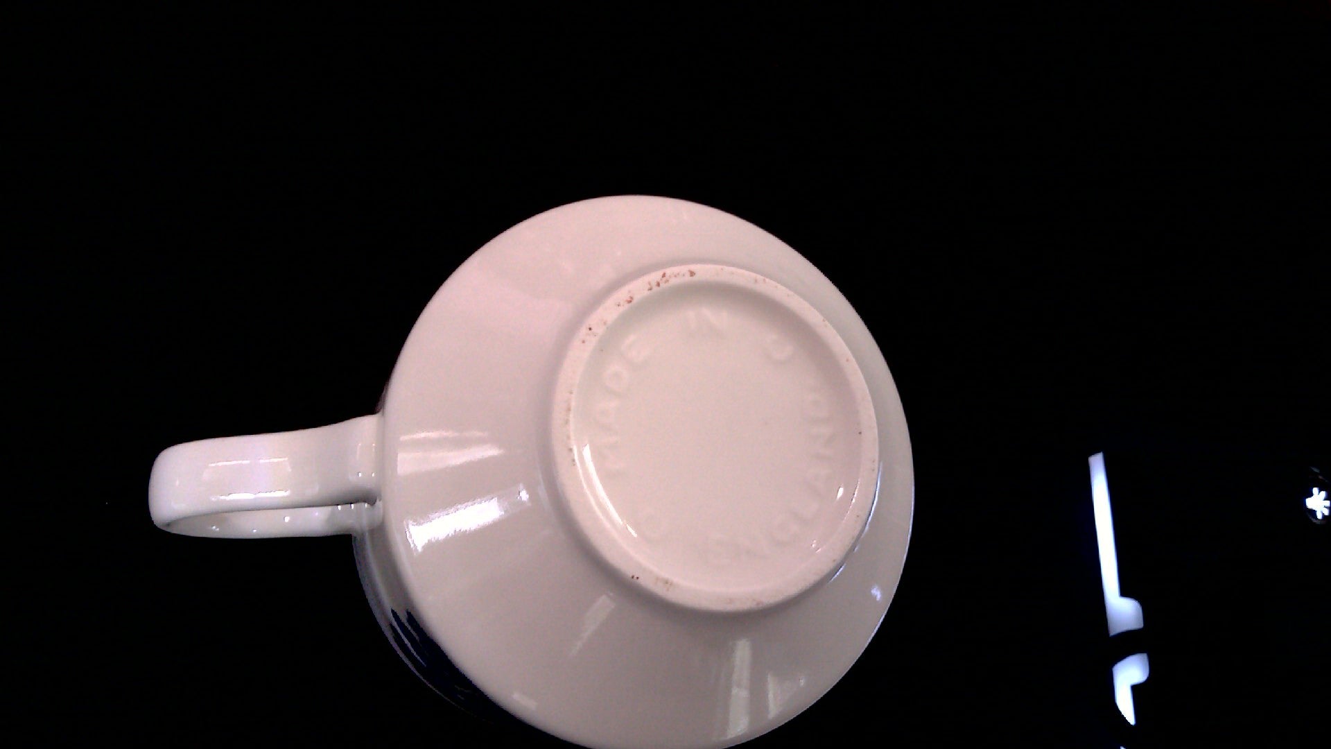 Vintage Churchill Blue Willow Coffee cup and saucer