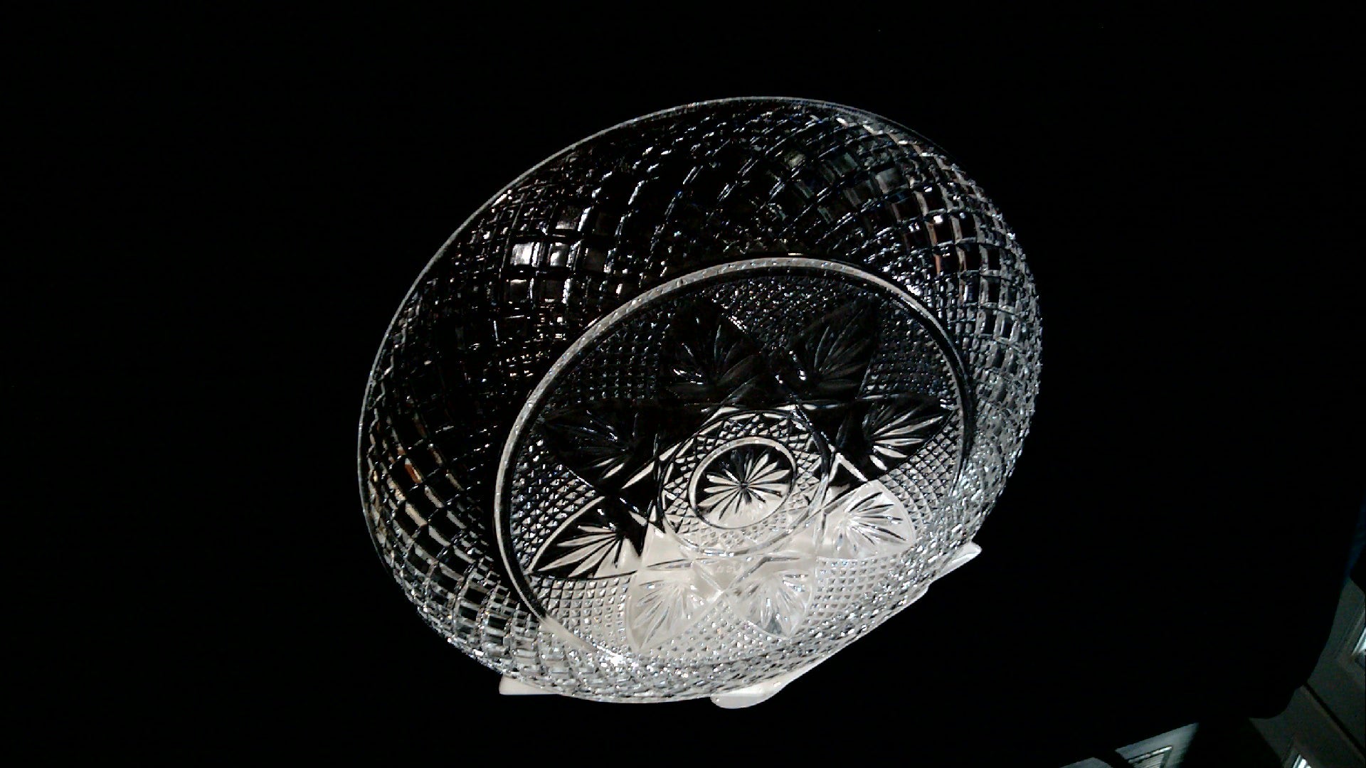 8 1/8" Vintage Cristal D'Arques Antique Clear luncheon/salad plate