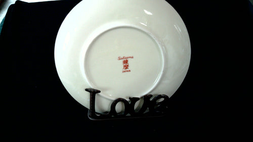 6 ¼ " Vintage Japanese Satsuma porcelain plate