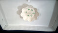 Vintage Belleek Shamrock Sweet dish with scalloped edge