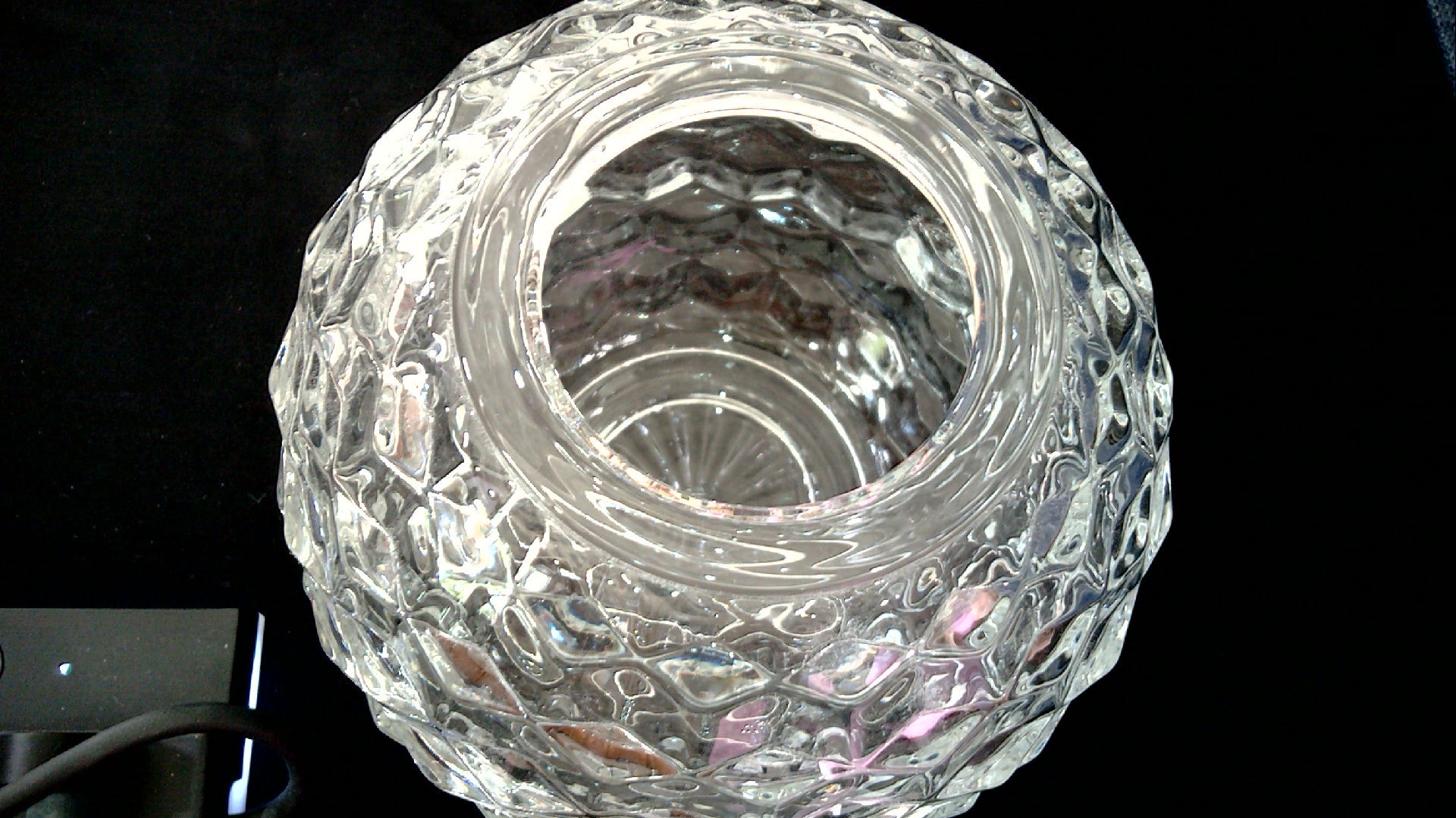 Vintage Homco fairy candle lamp