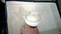 Mikasa Classic Flair White sugar bowl and lid