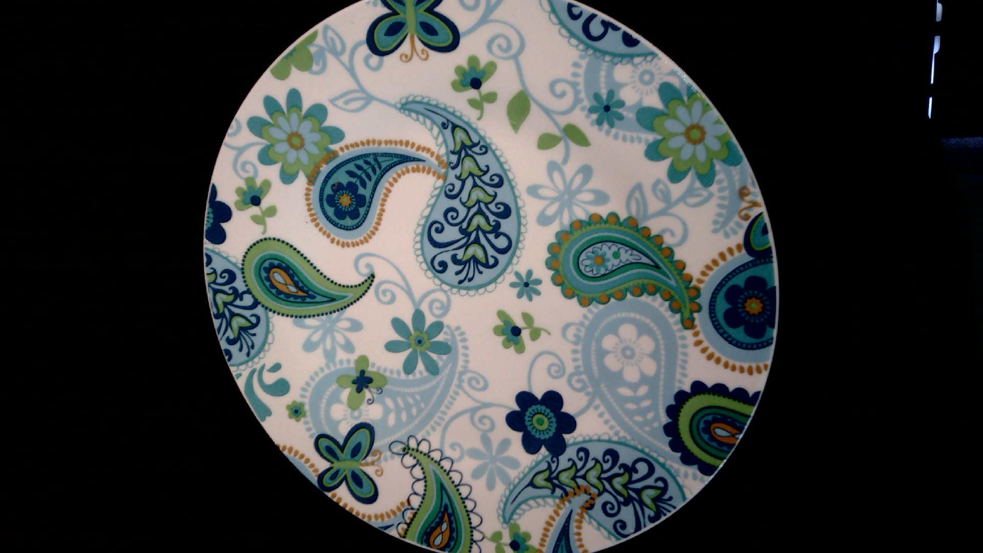 10" Royal Norfolk Blue Paisley