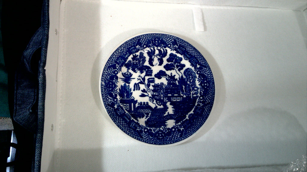 Vintage 6" Blue Willow plate made in Japan