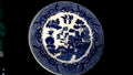 Vintage 9 1/4" Blue Willow transferware Plate