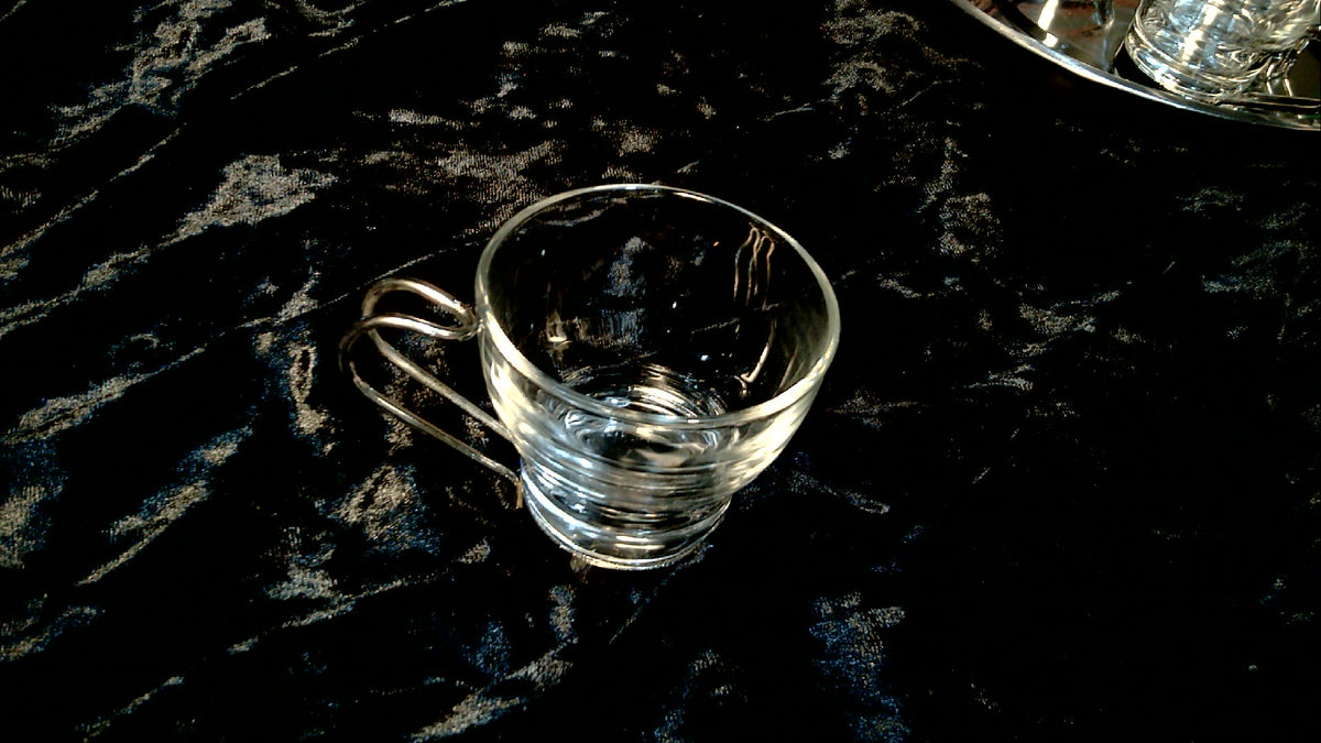 Espresso 3 oz Cups Marked Rocco and Italy Set of 4.