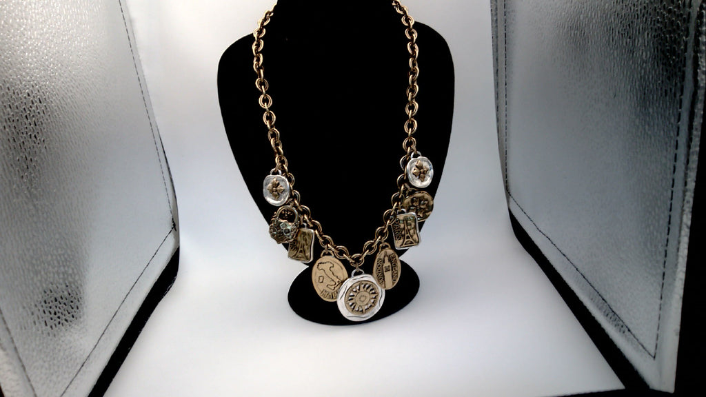 Patricia Nash Set of Two Necklace's Inspired by Vintage European Design and World Travel