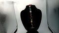 Vintage Silpada Sterling Silver Toggle Clasp Bracelet with Handmade Art Glass Beads